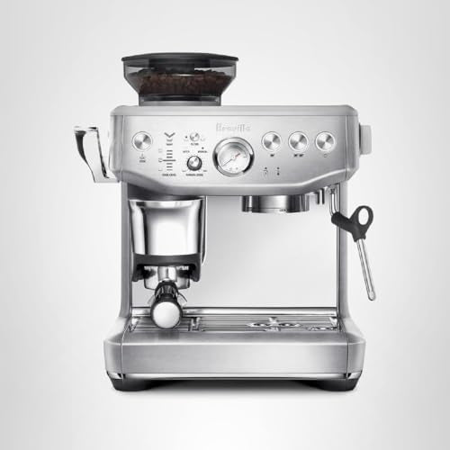 Breville Barista Express Impress BES876BSS Espresso Machine with Grinder & Auto Dosing, Brushed Stainless Steel