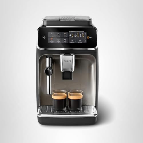Philips 3300 Fully Automatic Espresso Machine with Grinder & Milk Frother - 5 Hot & Iced Coffee Presets