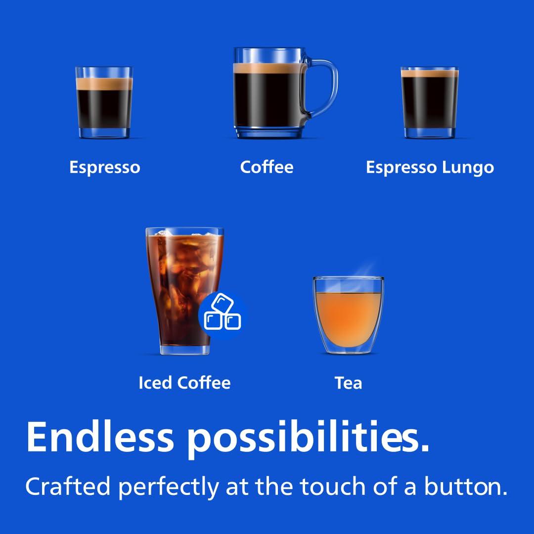 Philips 3300 Fully Automatic Espresso Machine with Grinder & Milk Frother - 5 Hot & Iced Coffee Presets
