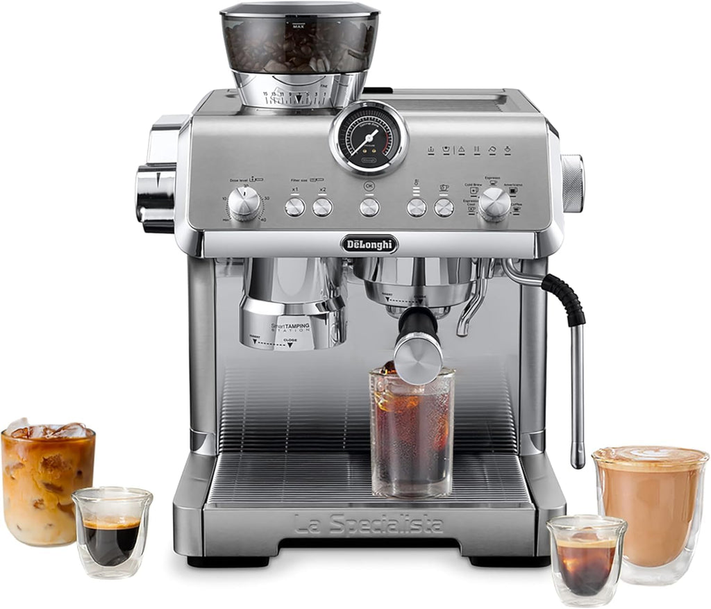 De'Longhi La Specialista Opera Espresso Machine EC9555M with Grinder & Cold Brew (Renewed)