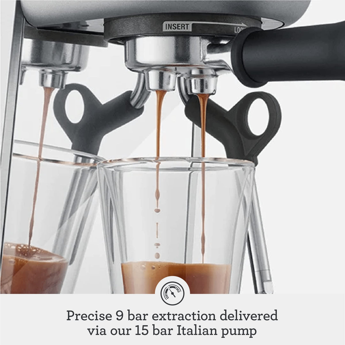 Breville Bambino Plus Espresso Machine BES500BSS, Automatic Milk Frother, 64oz Tank, Brushed Stainless Steel