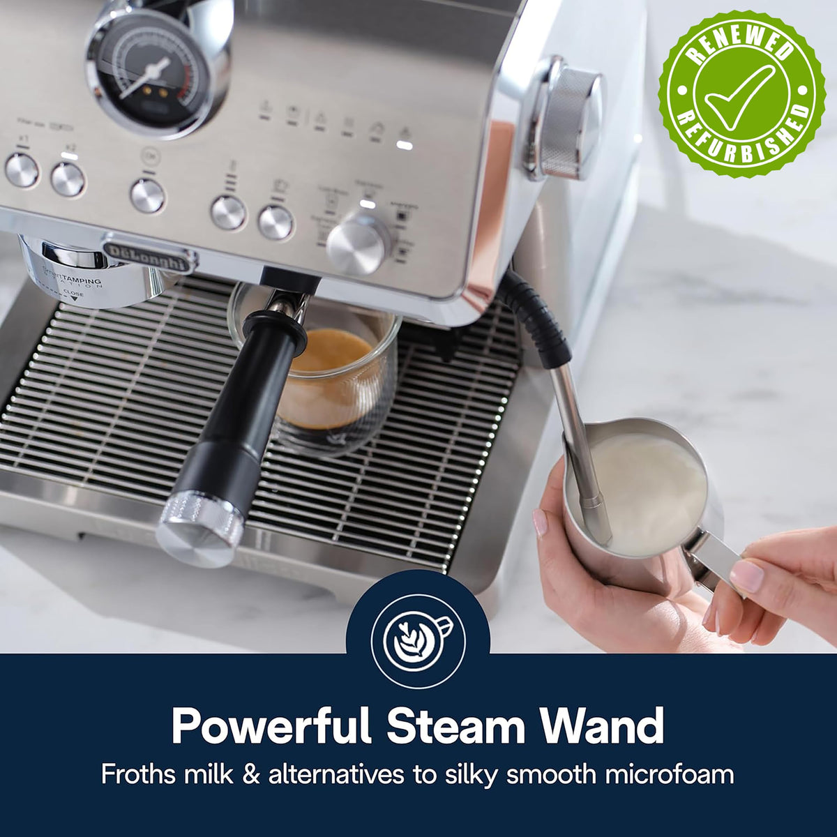 De'Longhi La Specialista Opera Espresso Machine EC9555M with Grinder & Cold Brew (Renewed)