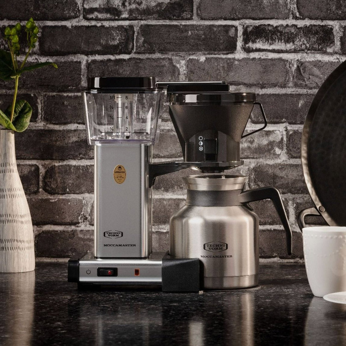 Technivorm Moccamaster KBTS 741 8-Cup Coffee Maker, Polished Silver #79212