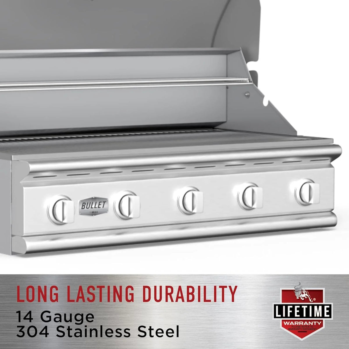 Bull Outlaw 30 inch 4 Burner Built in Natural Gas Grill - image 2