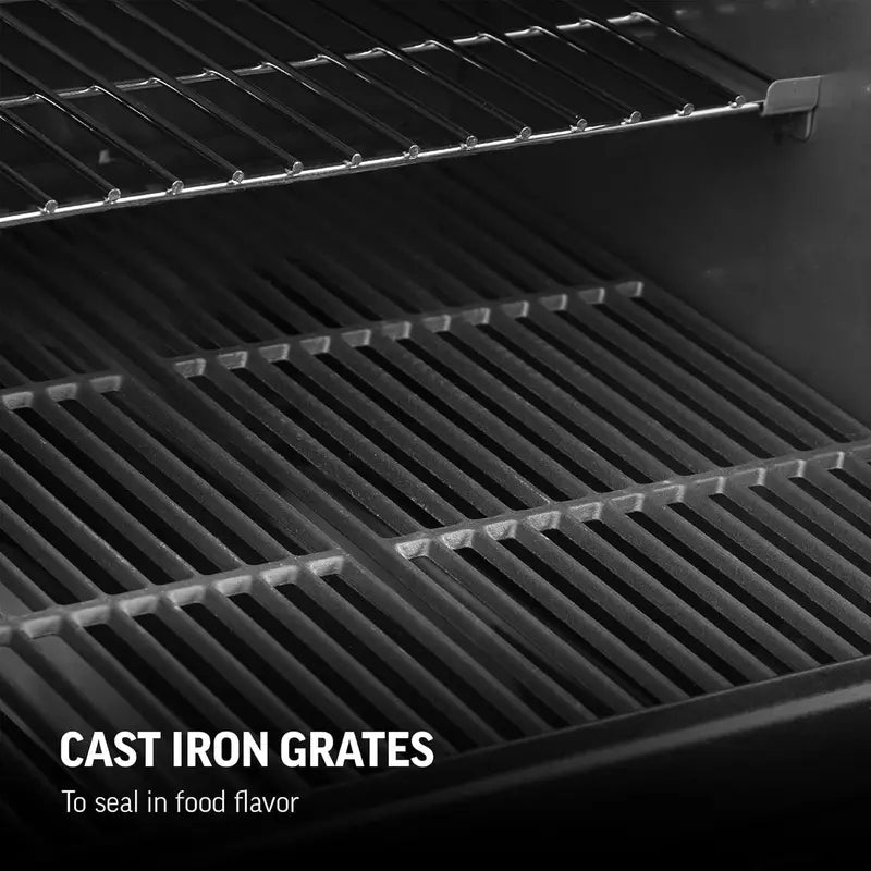 Char-Griller Texas Trio 3-Burner Dual Fuel Grills with Smoker - image 3