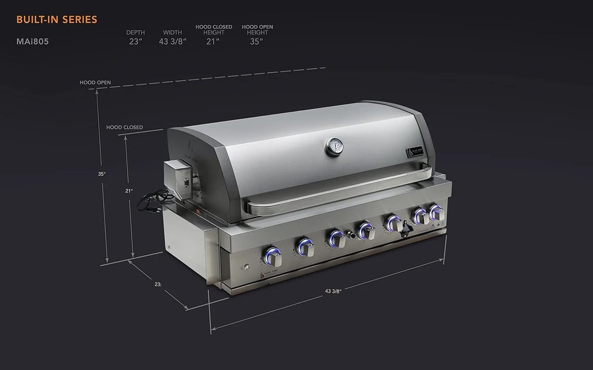 Mont Alpi 805 Built-In Gas Grills - image 3