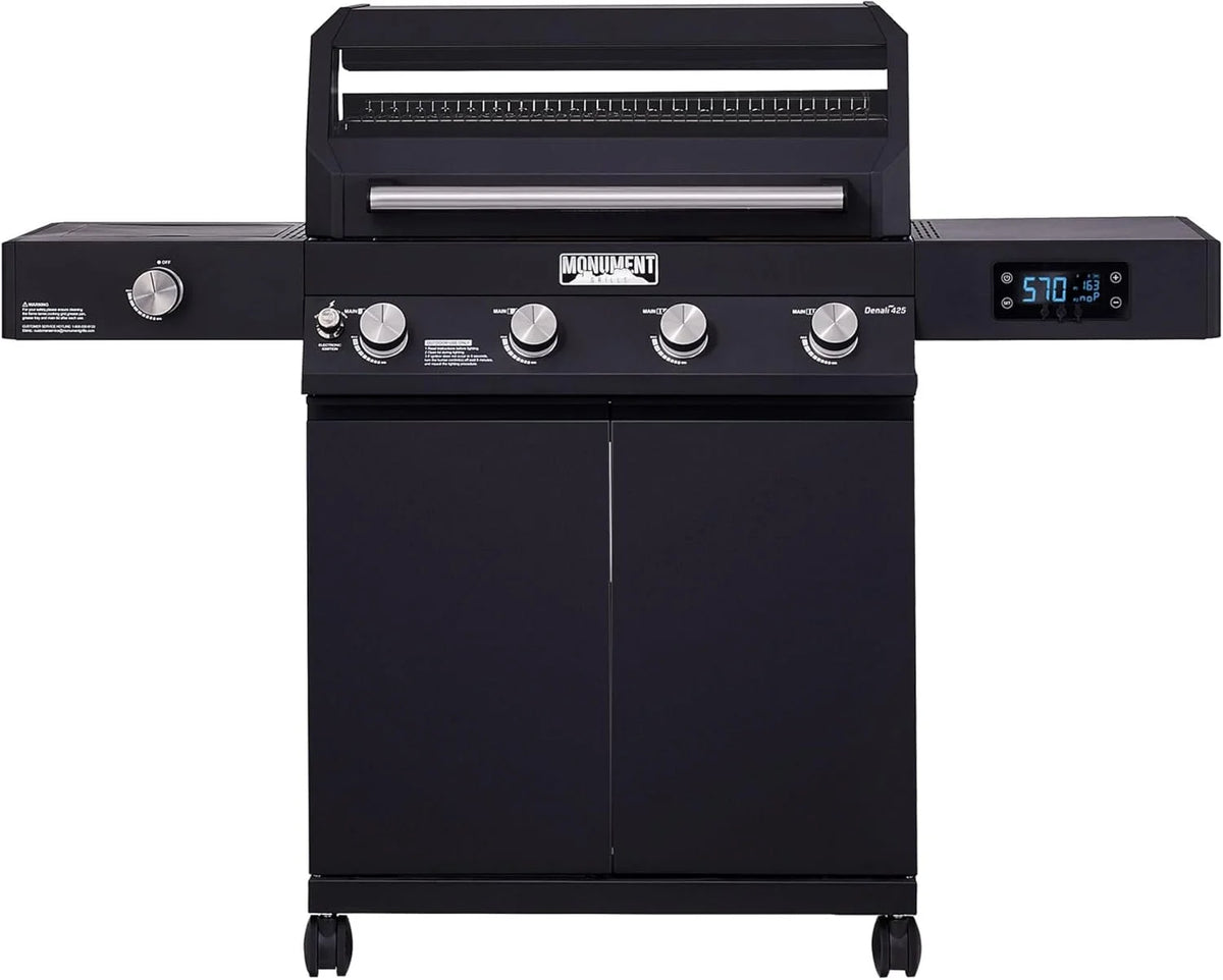 Monument Grills Denali 425 Black Smart Tech Propane Gas Grills - image 4