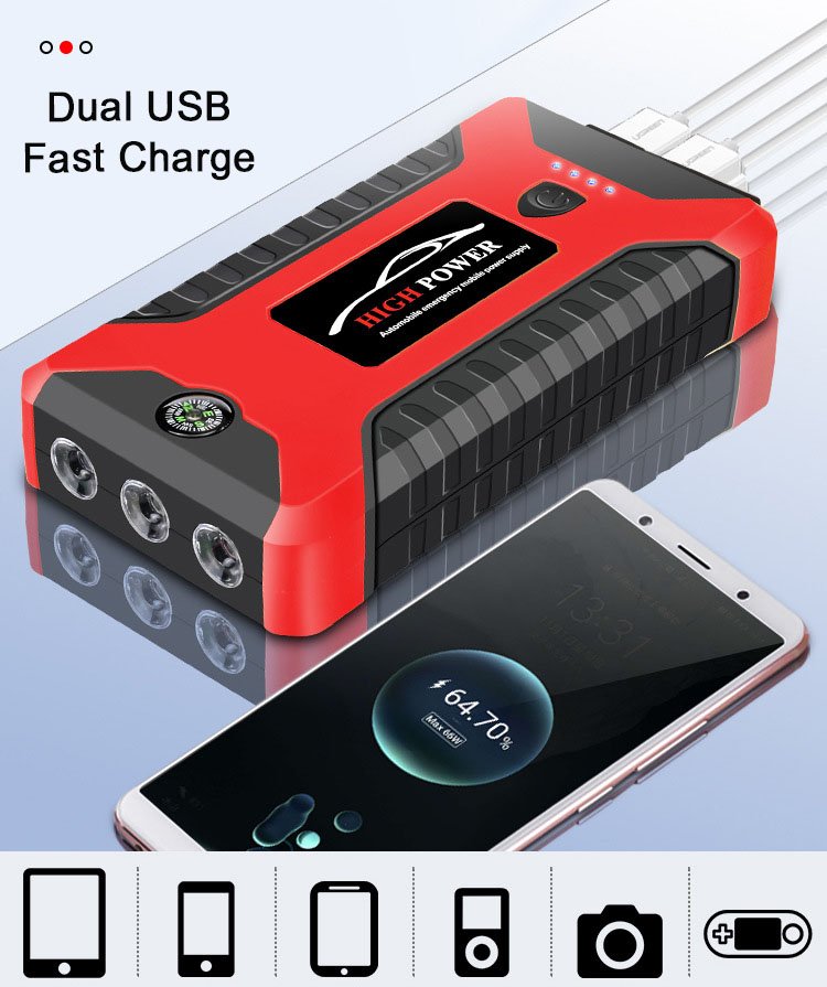 Power Jump Starter Battery Charger - Image 4